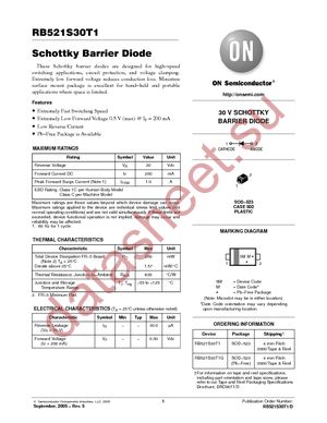 RB521S30T1G datasheet  